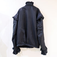 MIKIOSAKABE  FRILLED JACKET BLACK