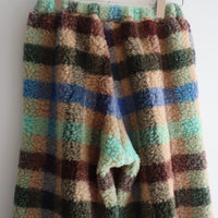 FRANZIUS  BELL PANTS LIGHT GREEN CHECK