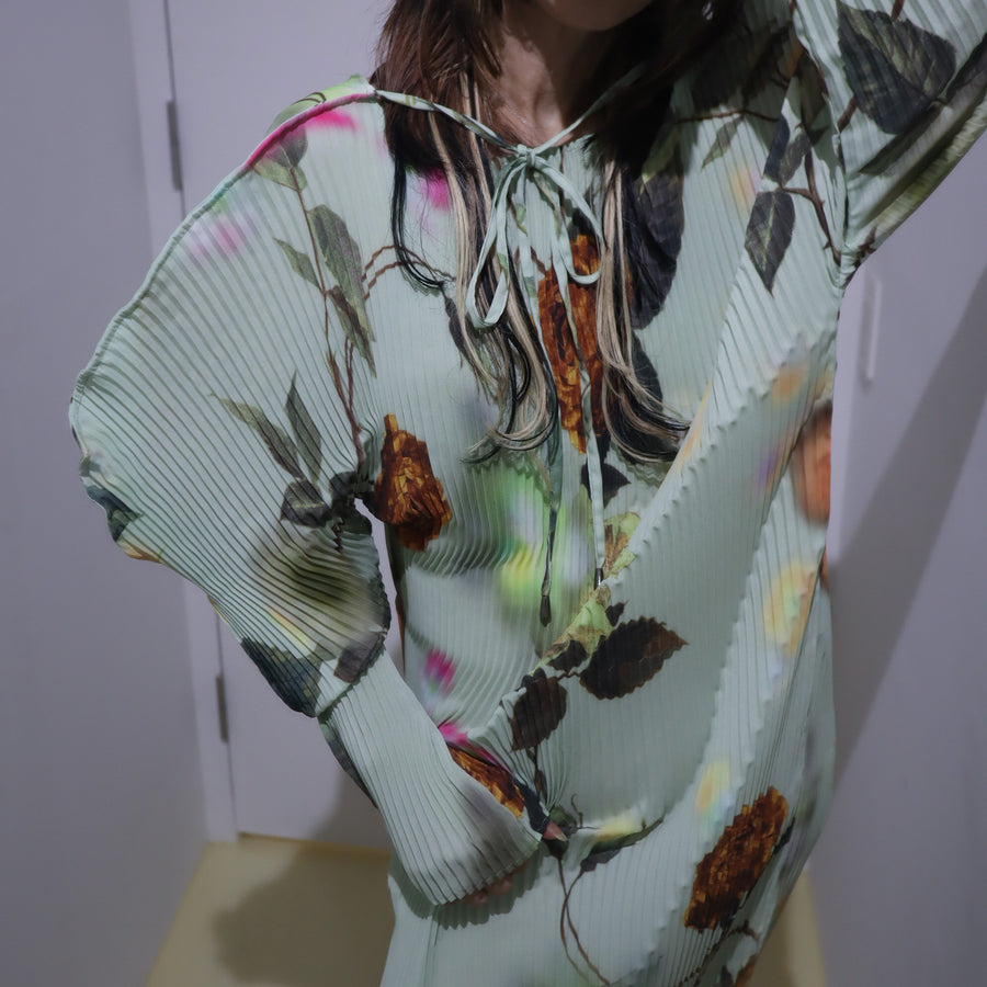 JULIA HEUERMASHA HANDPLEATEDIN DRESS IN EDWARD