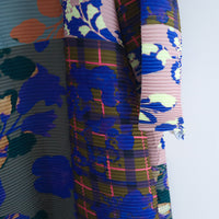 JULIA HEUER  JOHAN HANDPLEATED COAT IN
PATCHWORK INGRID