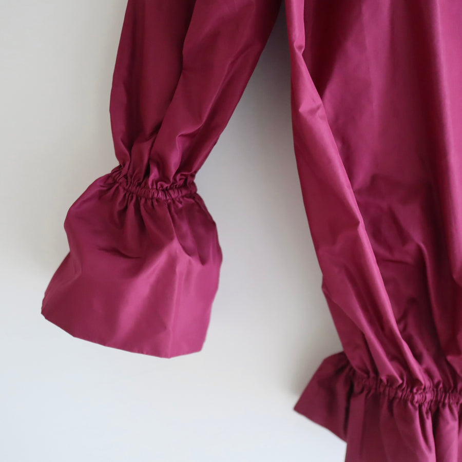 MATHILDE HIRONBALLOON SILK LONG BROUSE