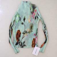 JULIA HEUER  LEE PLEATED TOP IN EDWARD GREEN