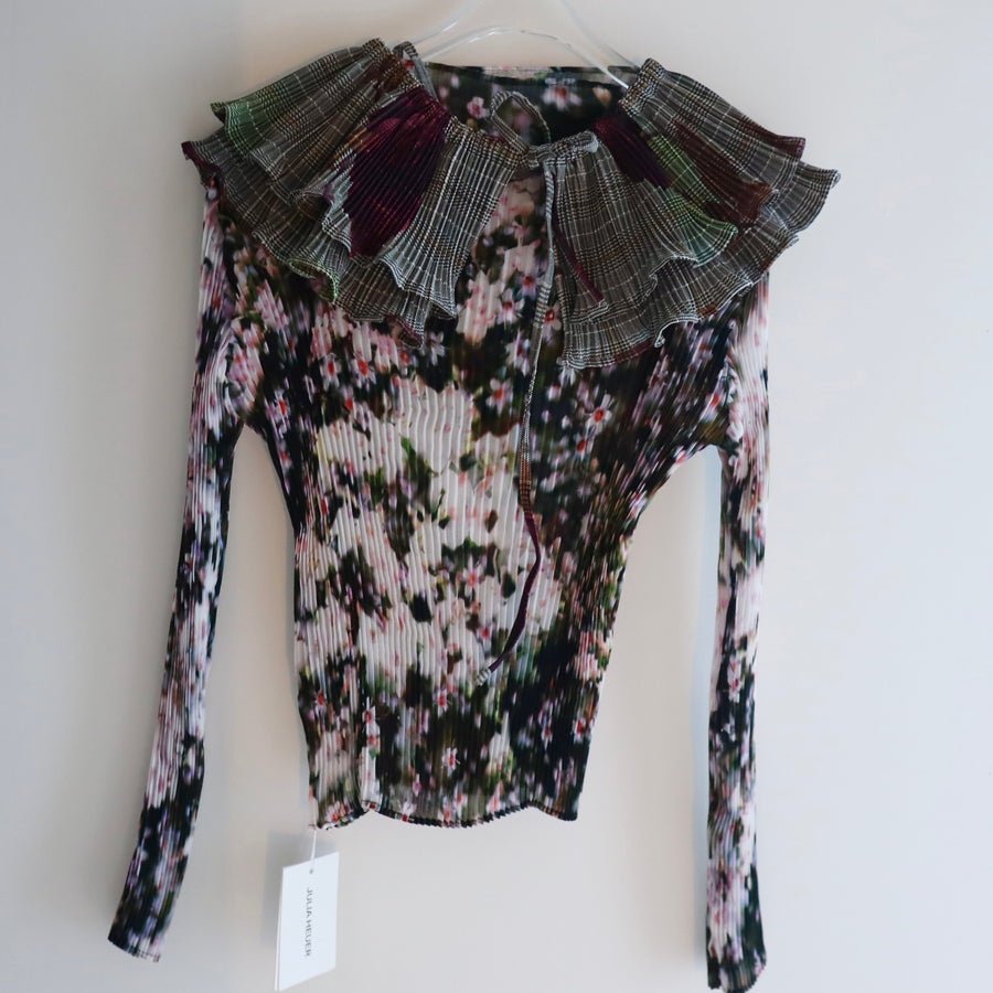 JULIA HEUERLEE PLEATED TOP IN HOLLE