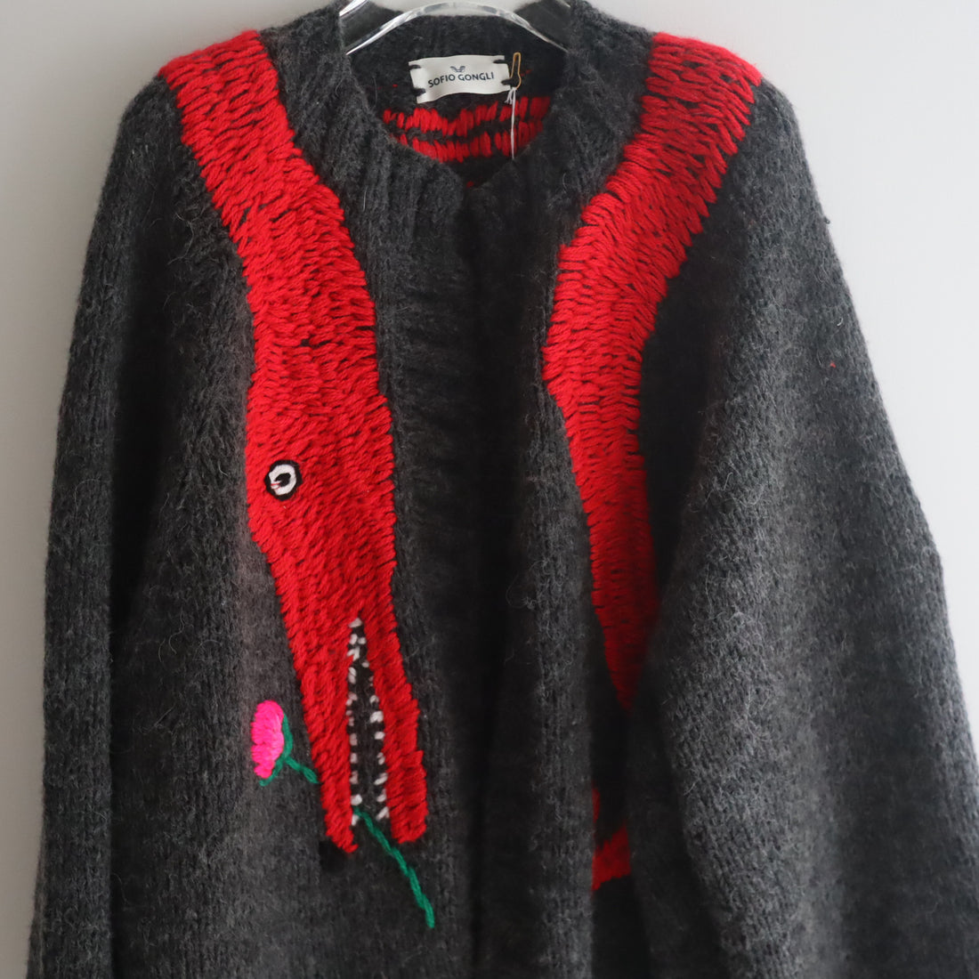 SOFIO GONGLI   KNIT CARDIGAN "H"