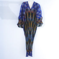 JULIA HEUER  SUE HANDPLEATED KAFTAN IN DARK HELGE