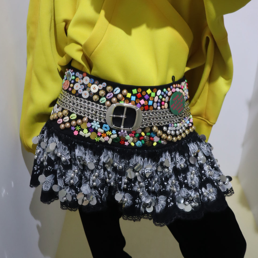 CHOPOVA LOWENA  SKYHAWK BEADED SKIRT
