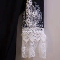 HANA YAGI  BLACK LACE  DRESS