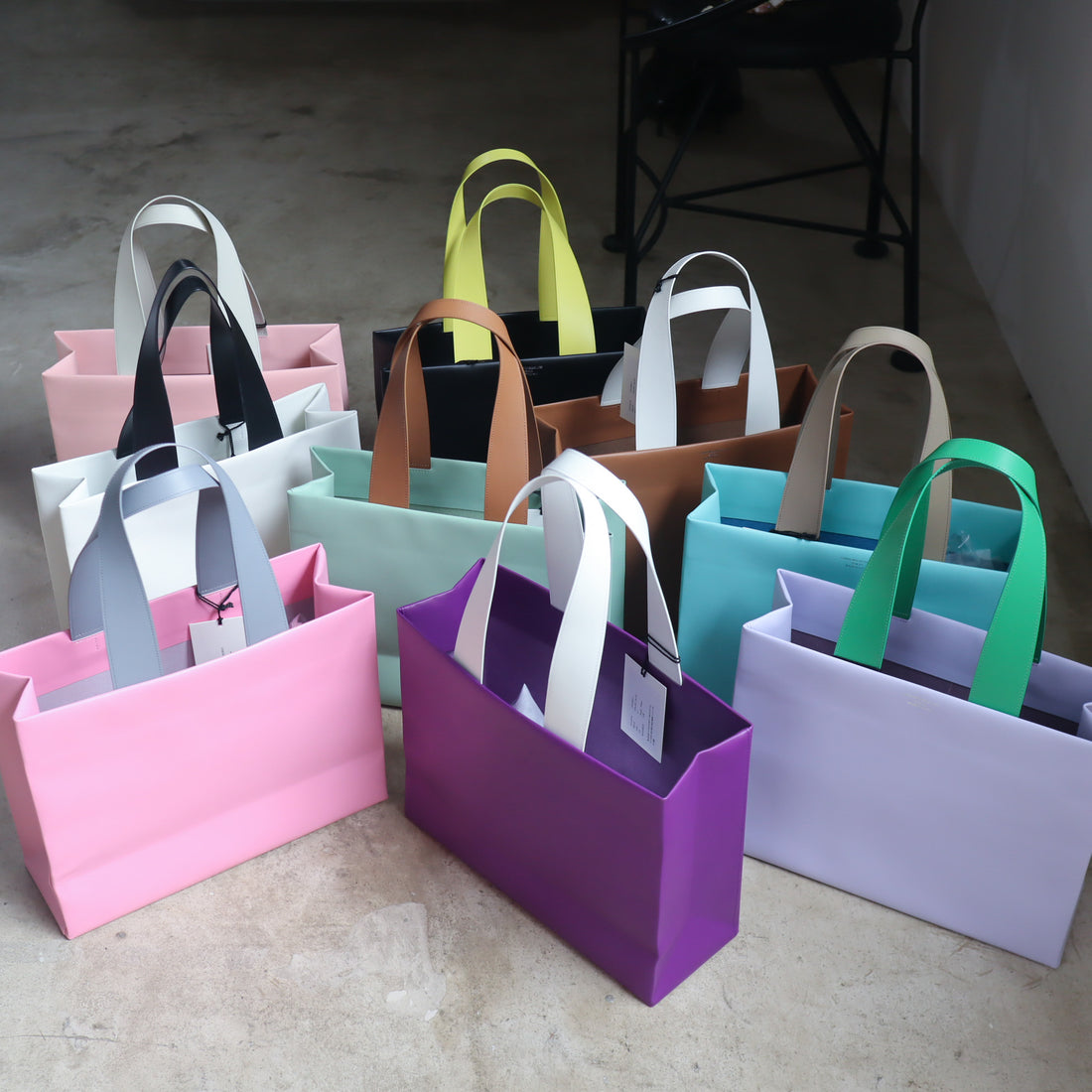 UNKNOWN PRODUCTS  LEATHER PAPER BAG BIG