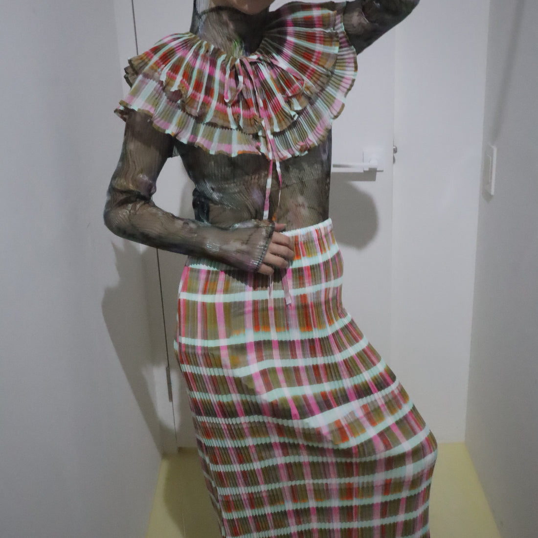 JULIA HEUER  MILLA PLEATED SKIRT TAREK