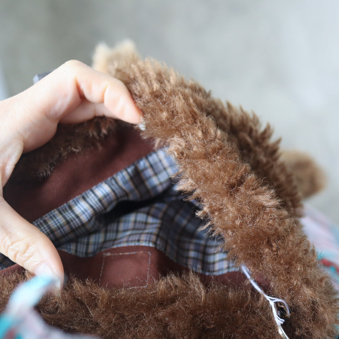 ANIGIG  ANIMAL FLUFFY SHOULDER BAG"BEAR"