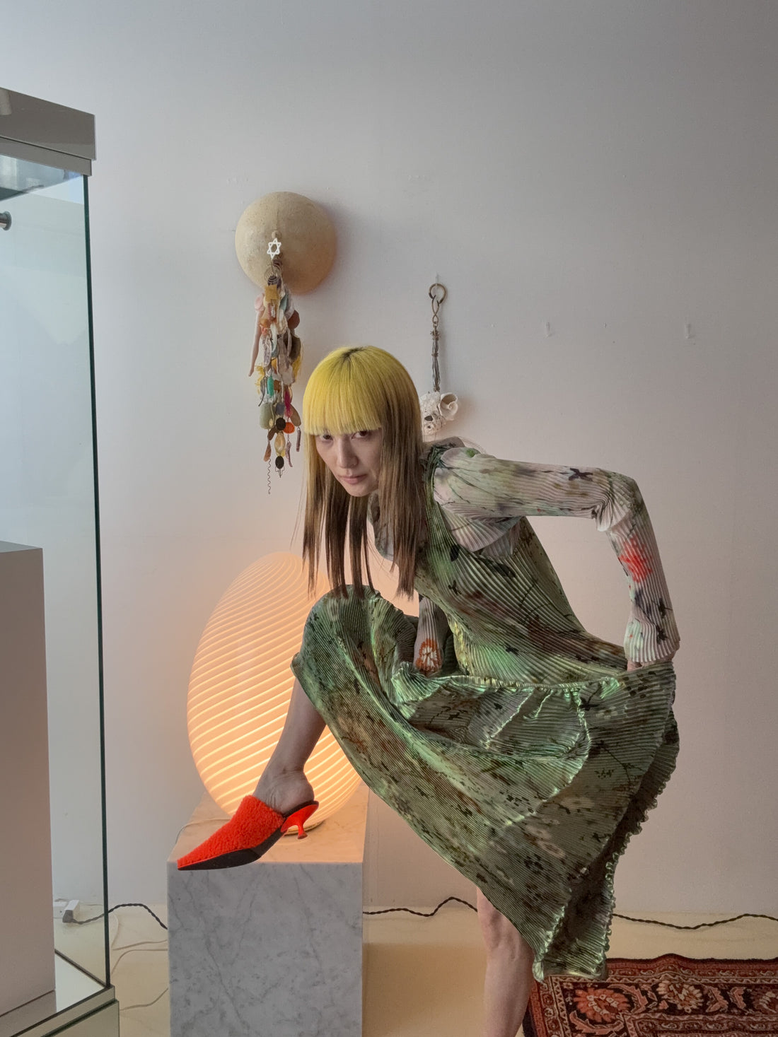 JULIA HEUER  LEE PLEATED TOP FRANCES