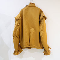 MIKIOSAKABE  FRILLED JACKET MUSTARD