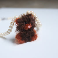 MINITURE FLUFFY BEAR “WHITE”