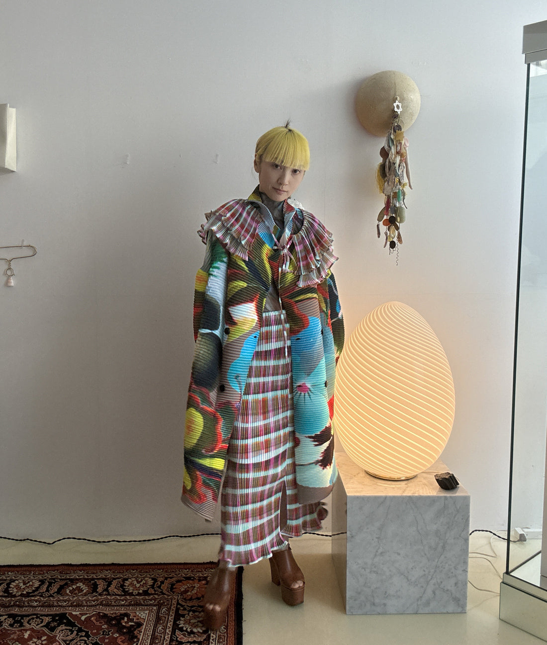 ＜EXCLUSIVE＞JULIA HEUER  JOHAN PLEATED COAT MARK