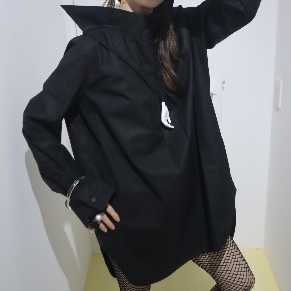 MELITTA BAUMEISTER  POINTY COLLAR SHIRT