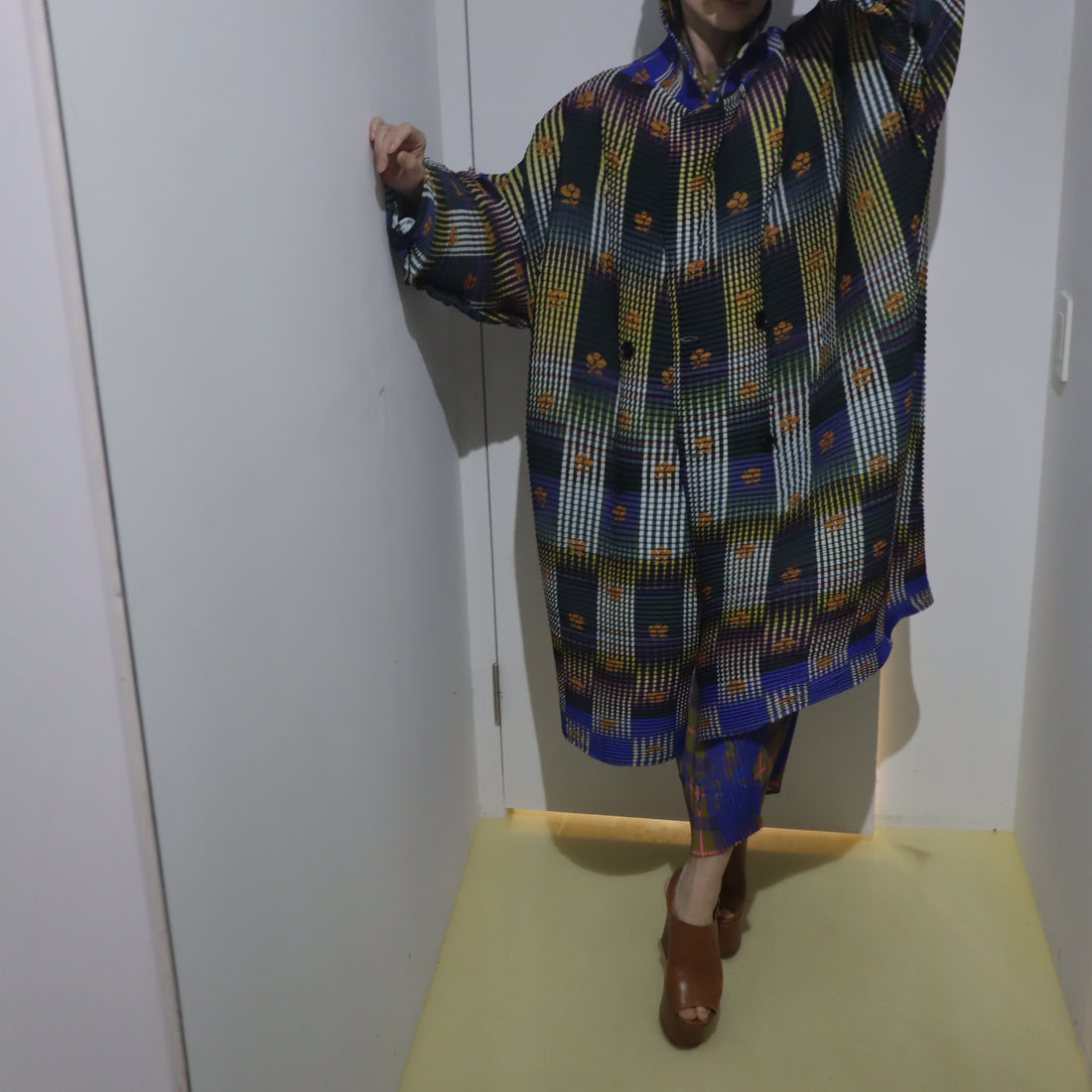 ＜EXCLUSIVE＞JULIA HEUER  JOHAN HANDPLEATED COAT IN HELGE