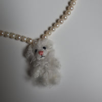 MINITURE FLUFFY BEAR ”WHITE”