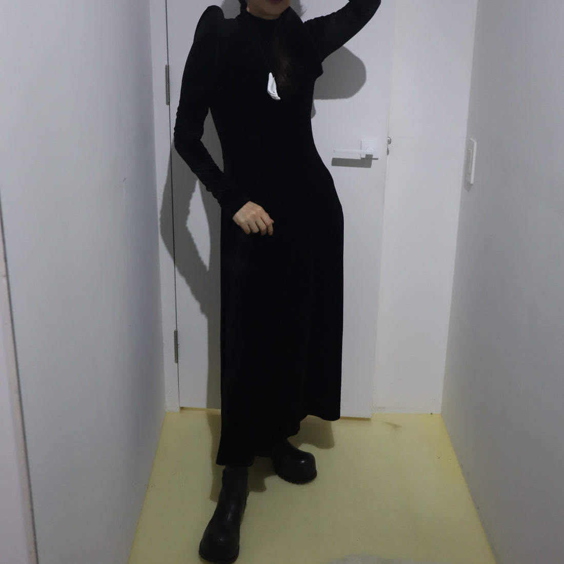 MELITTA BAUMEISTER  CIRCLE SHOULDER DRESS