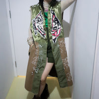 VAVA DUDU  EMBROIDERY LONG VEST
