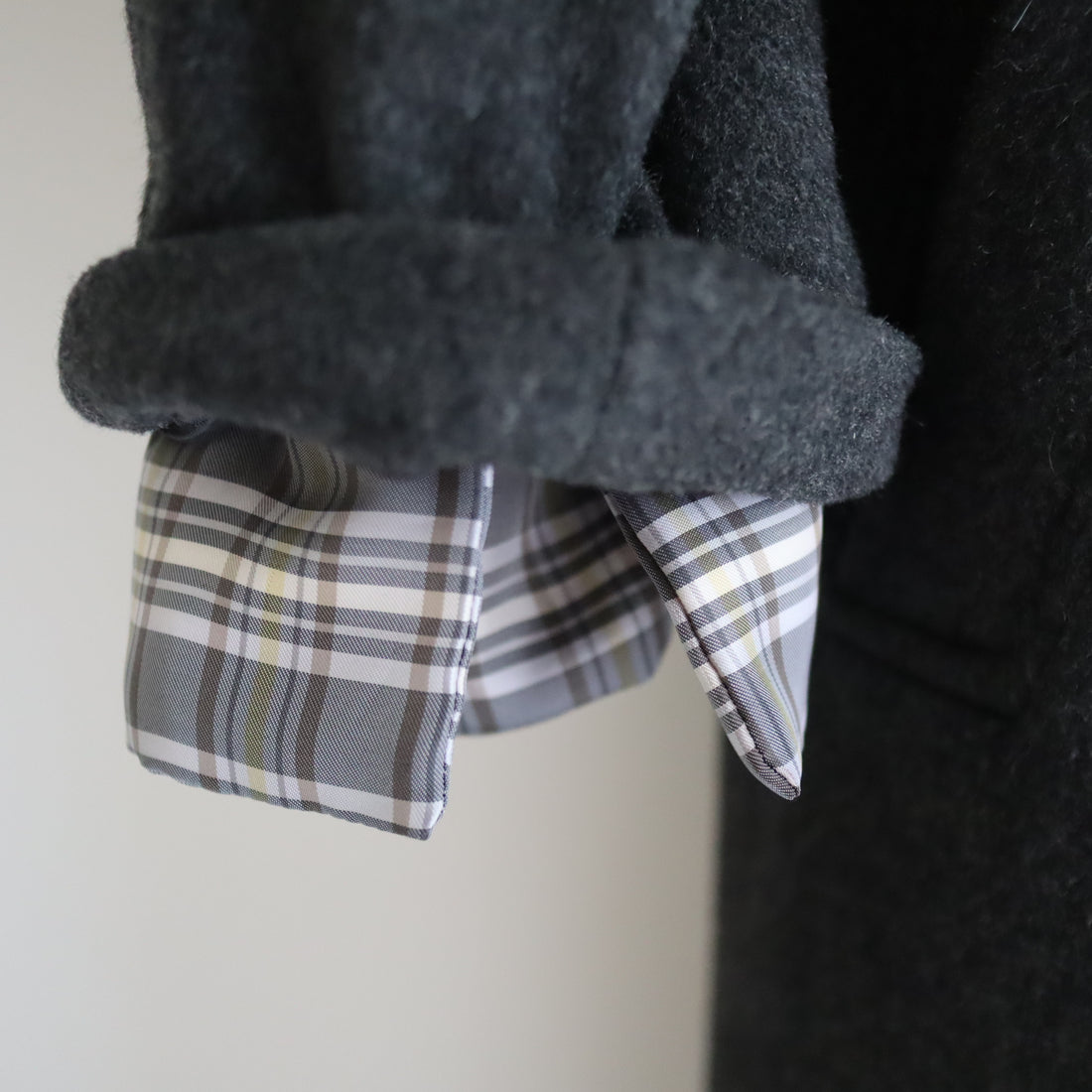 ANIGIG  FINEST MATERIALS COAT “C” CHARCOAL GREY