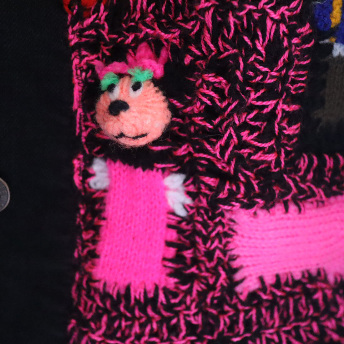 LOU DE BÈTOLY  KNITTED DOLLS JACKET