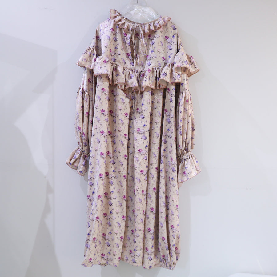 ANIGIGFLORIS DRESS LIGHTPINK×LAVENDER