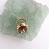 SOFIO GONGLI  STONE RING "AMETHYST"
