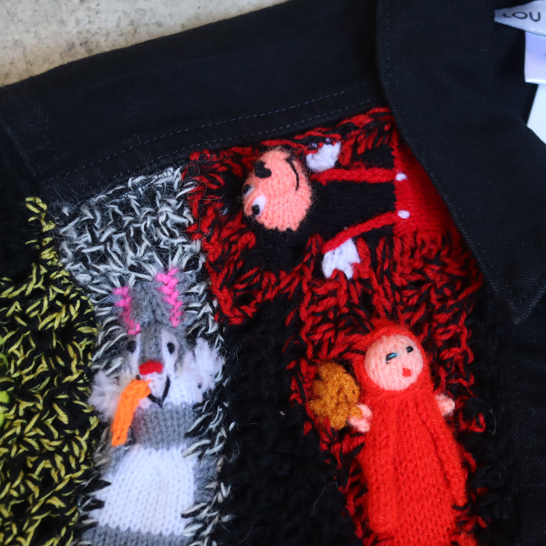 LOU DE BÈTOLY  KNITTED DOLLS JACKET