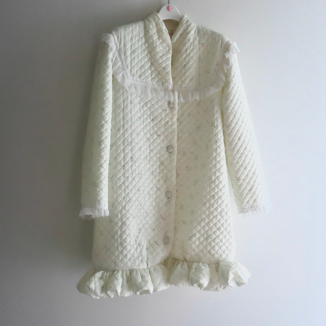 ANIGIG  PUDDING COAT LONG WHITE