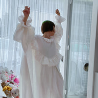 【受注生産】ANIGIG  FLORIS DRESS WHITE