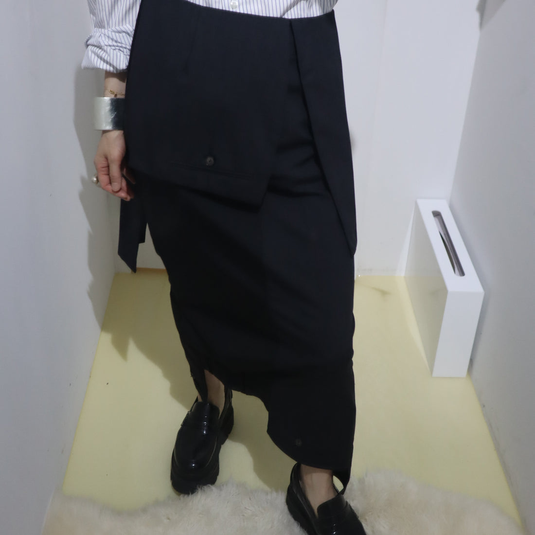 FACON JACMIN  JOE UPCYCLED SUITS SKIRT
