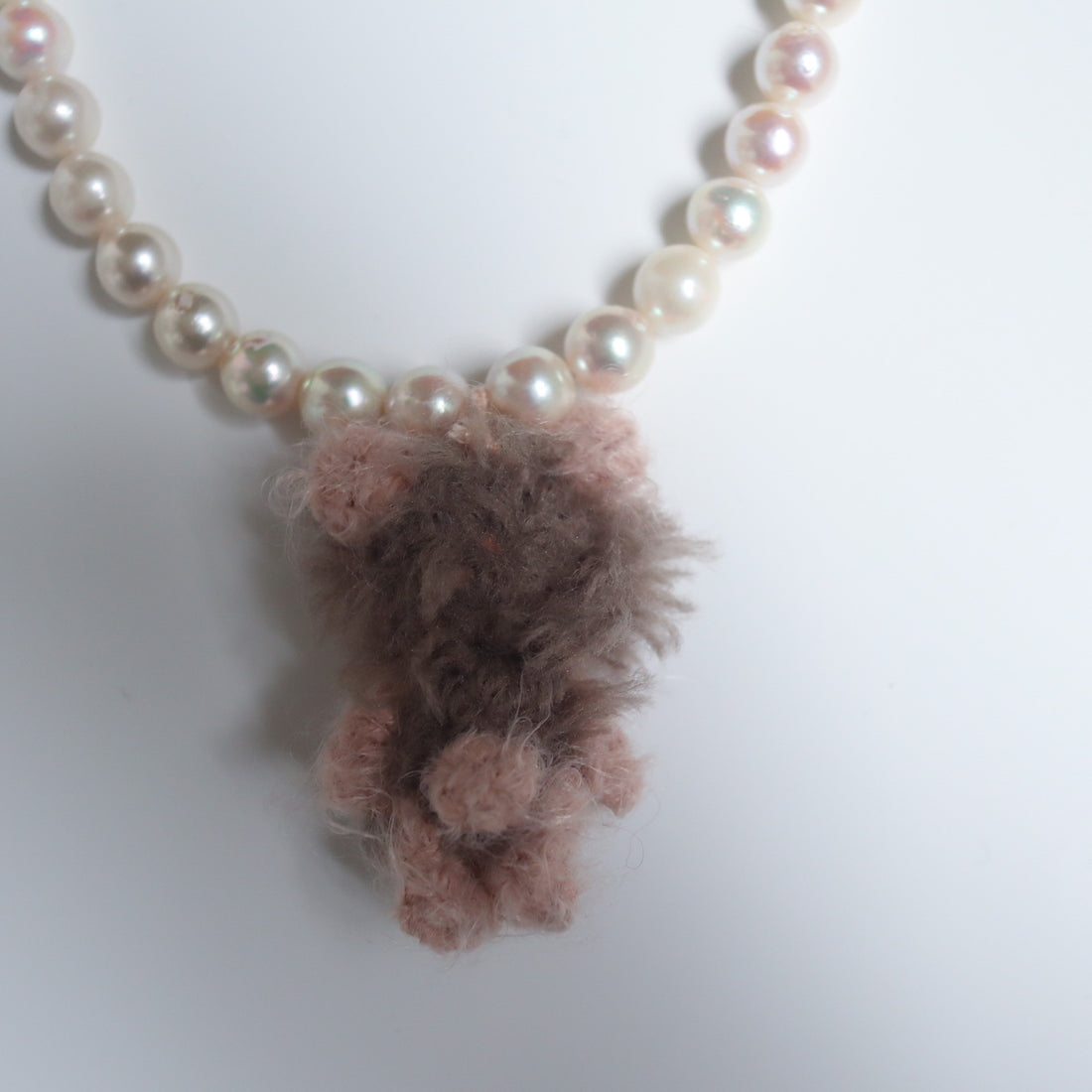 MINITURE FLUFFY BEAR “WHITE”