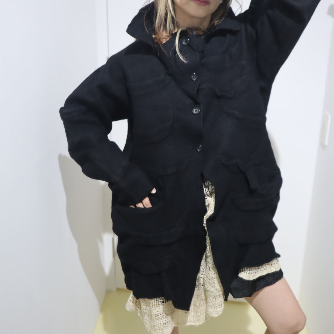 PILLINGS  DISTORTED JACKET