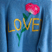 SOFIO GONGLI  PULLOVER KNIT BLUE