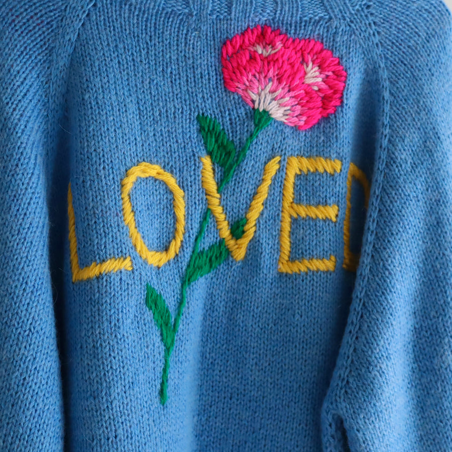 SOFIO GONGLIPULLOVER KNIT BLUE