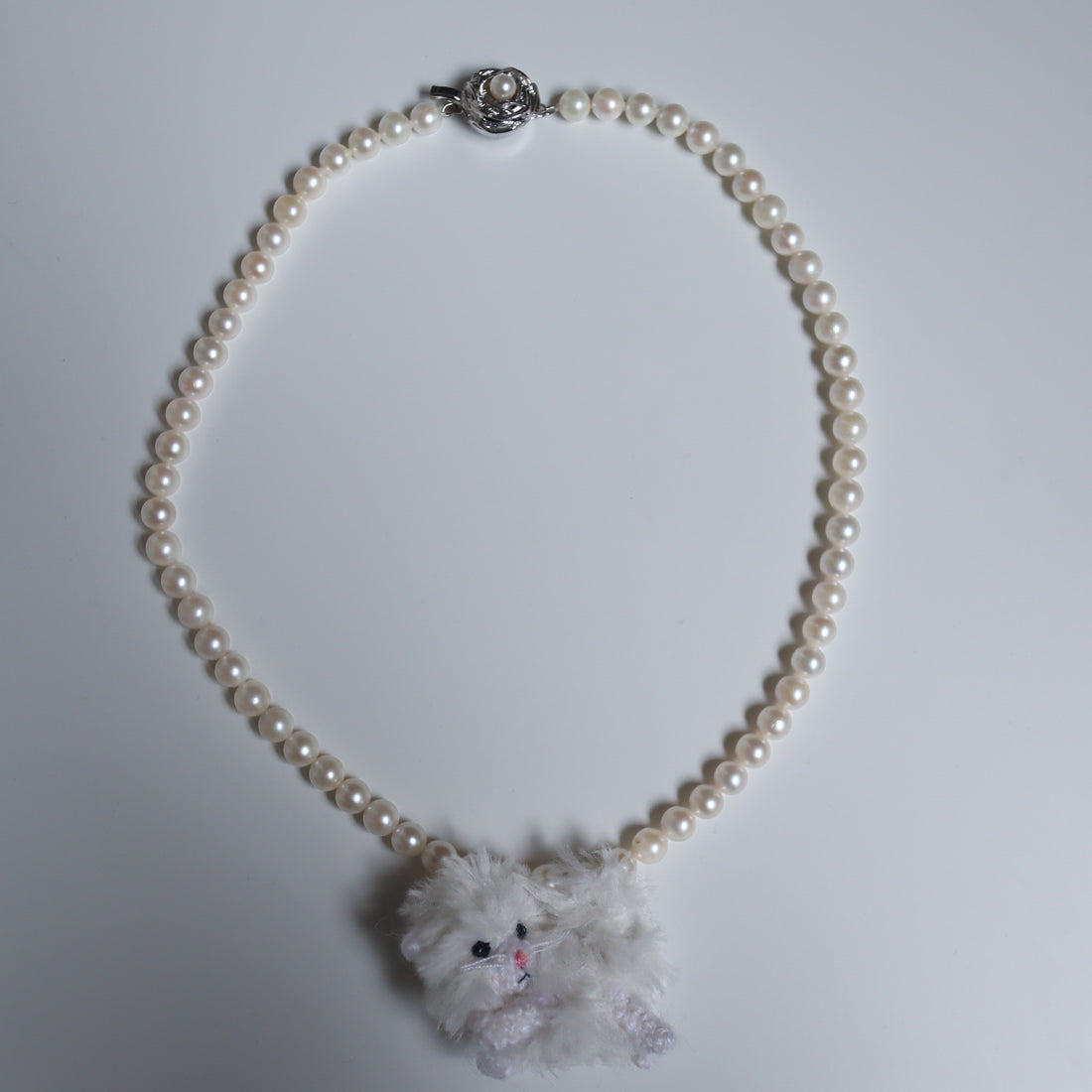 MINITURE FLUFFY BEAR “WHITE”