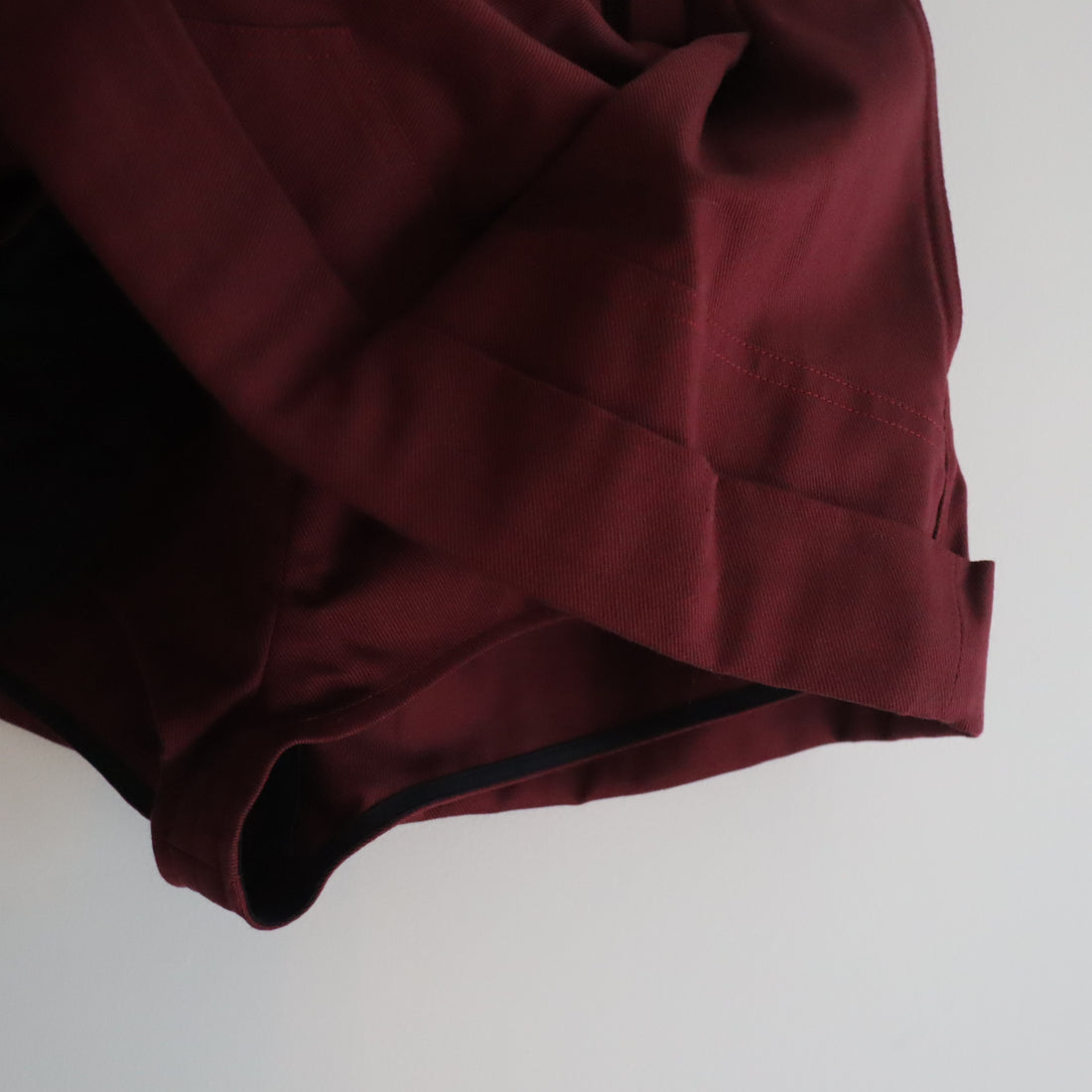 MERYLL ROGGE  MINI WORKWEAR SKIRT  BURGUNDY