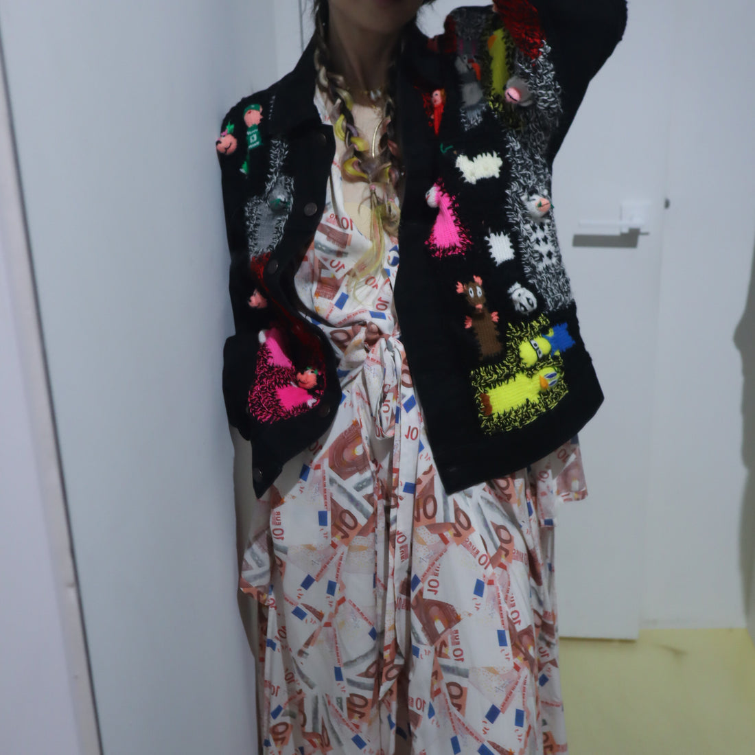 LOU DE BÈTOLY  KNITTED DOLLS JACKET