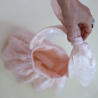 ANIGIG  VINTAGE FRILL BAG"LIGHT PINK"