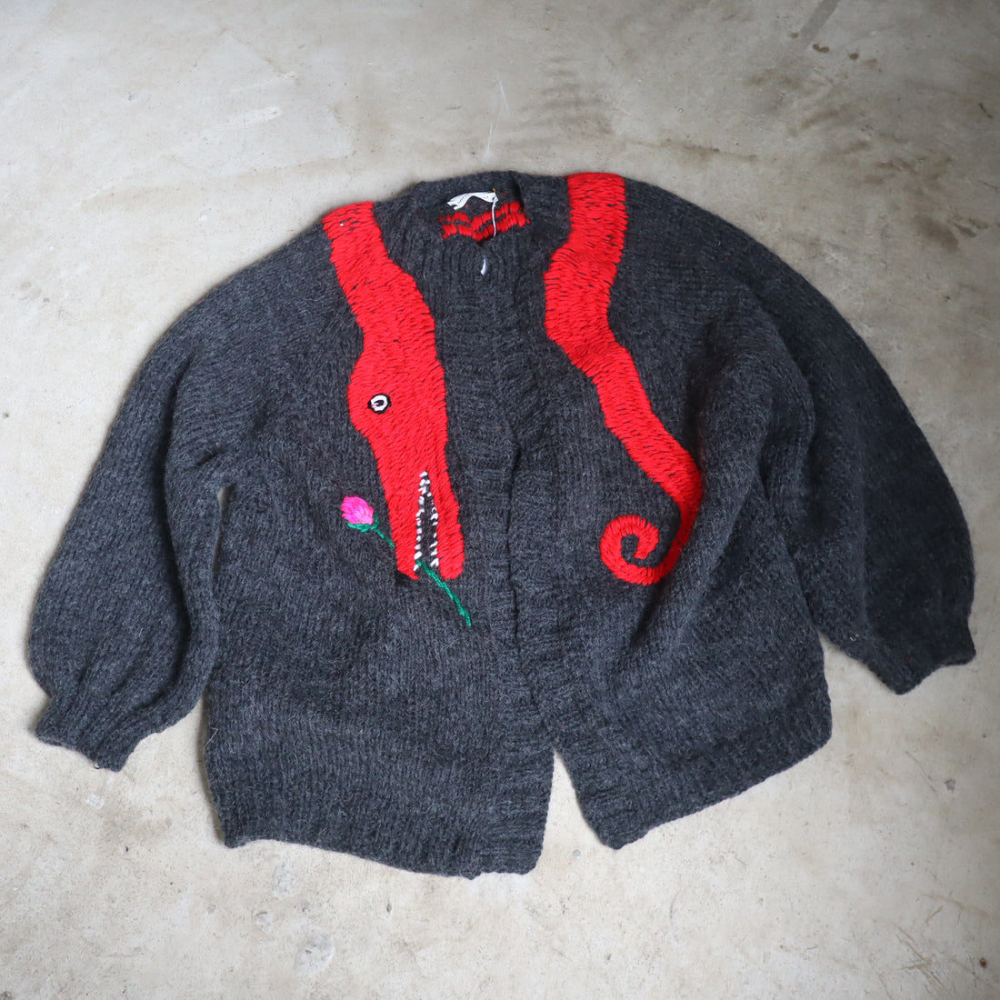 SOFIO GONGLI   KNIT CARDIGAN "H"