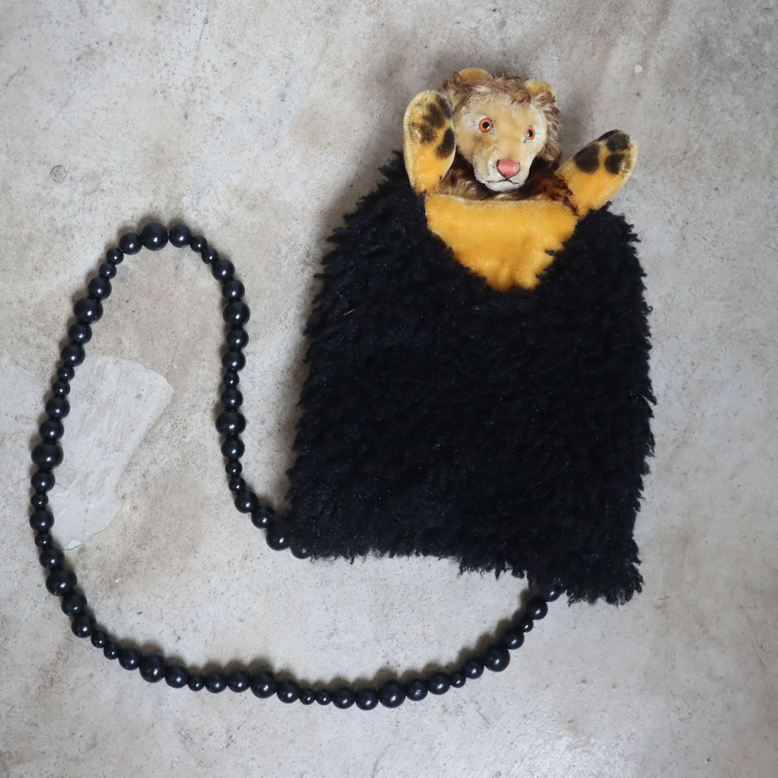 ANIGIG  ANIMAL FLUFFY SHOULDER BAG"LION"