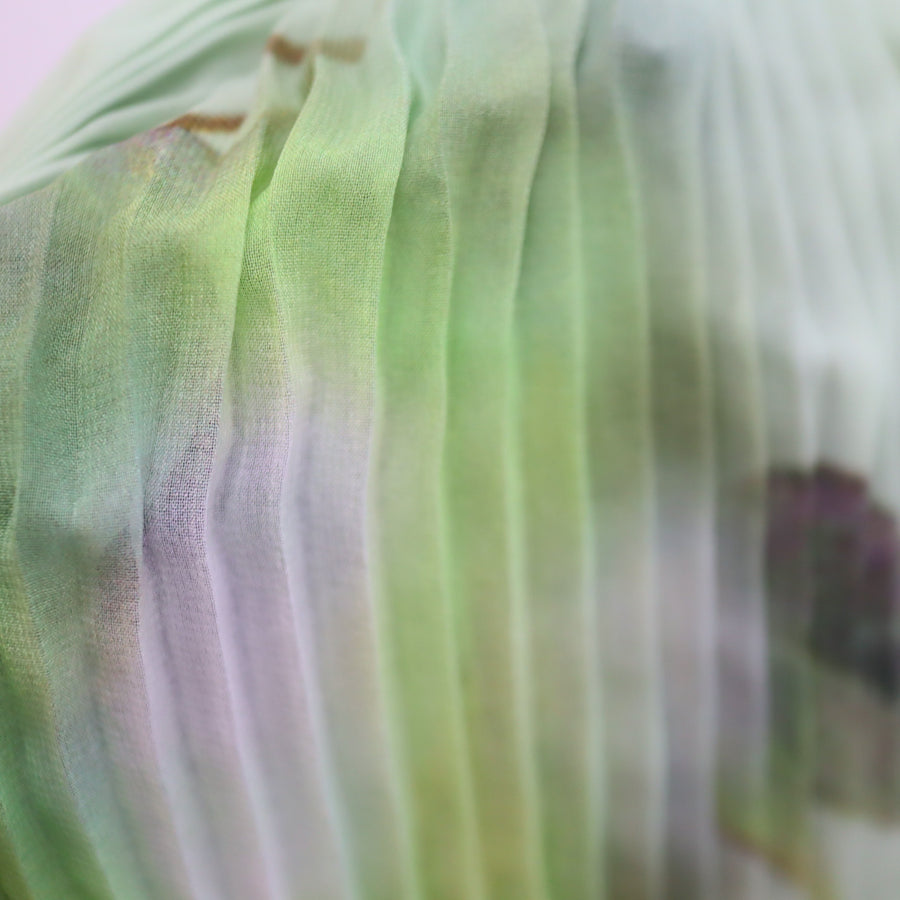 JULIA HEUERLEE PLEATED TOP IN EDWARD GREEN