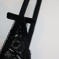 TRANSE PARIS  SILK VELVET PANTS