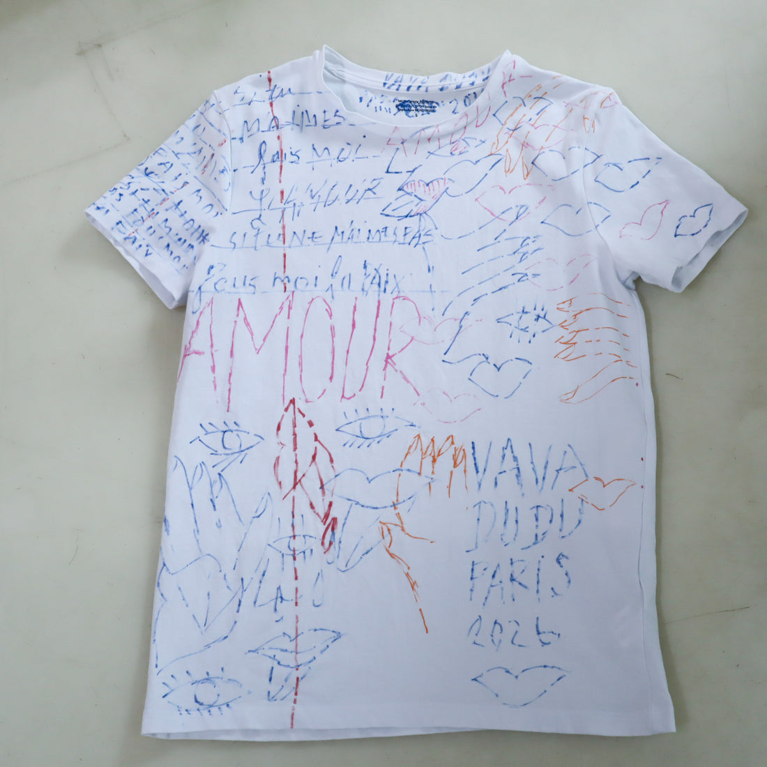 VAVA DUDU  PAINTED T-SHIRTS "F"