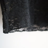 ANIGIG  BELL SLEEVE LACE HENLEY TOP