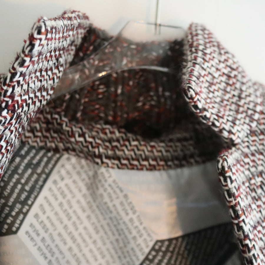 BLESSWORKJACKET LL815 BLACK WHITE RED