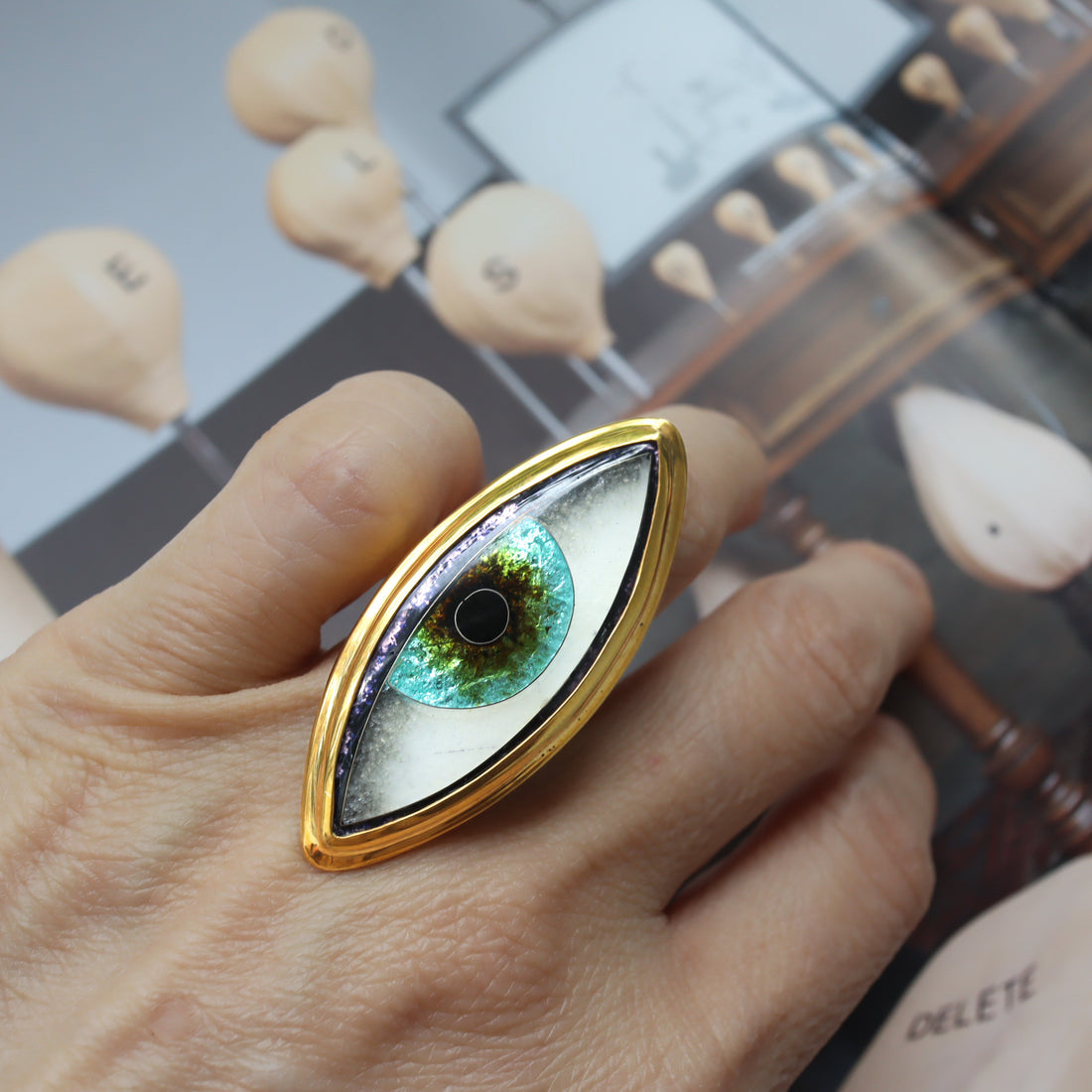 SOFIO GONGLI  RING "EYE"