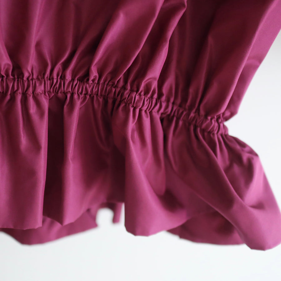 MATHILDE HIRONBALLOON SILK LONG BROUSE