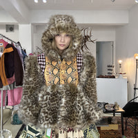 CHOPOVA LOWENA  TATJANA FUR JACKET