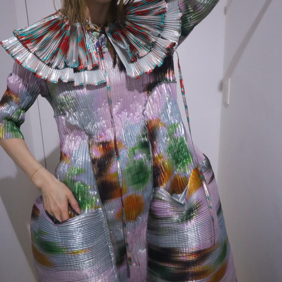 JULIA HEUER HANDPLEATED UMA DRESS – GIGINA